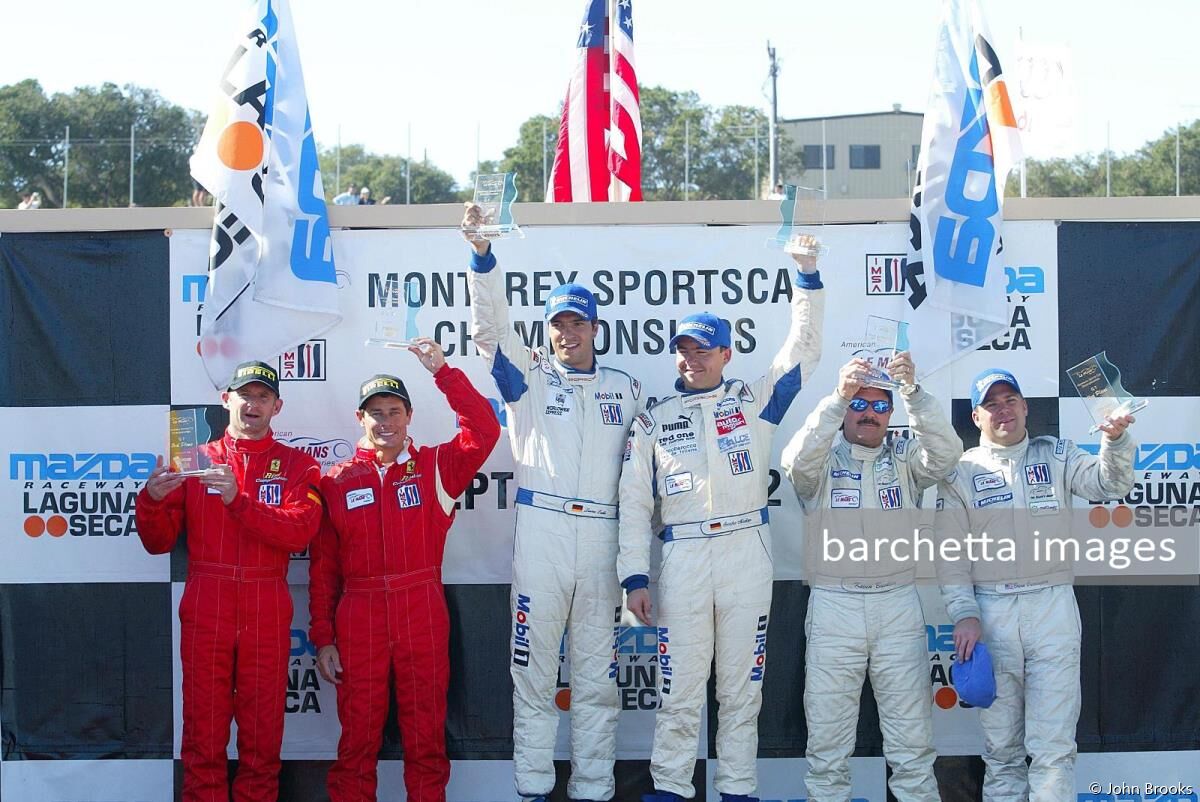 GT podium on the left Ralf Kelleners & Antony Lazzaro
