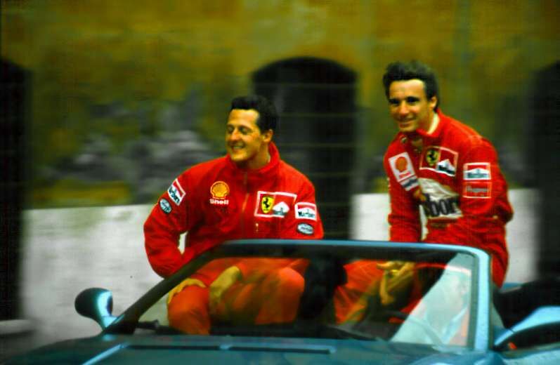 Ferrari 355 GTS & Schumacher & Irvine