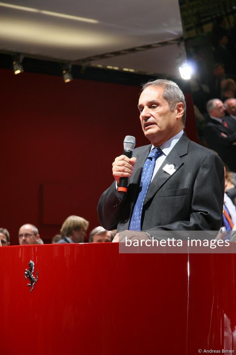 Ferrari press conference with Amedeo Felisa
