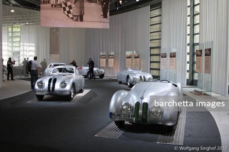BMW 328MM 70th anniversary display