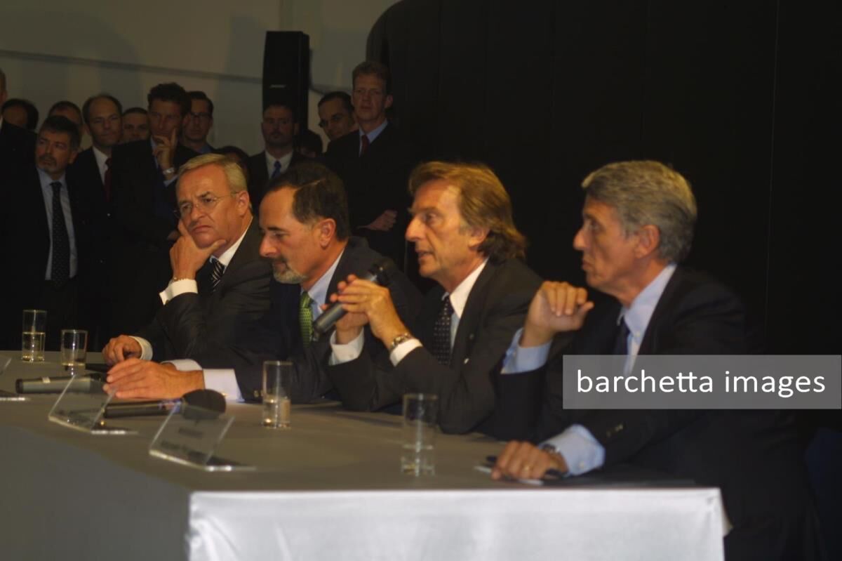 Martin Winterkorn (CEO Audi), Bernd Pischetsrieder (CEO VW Group), Luca di Montezemolo (CEO Ferrari),