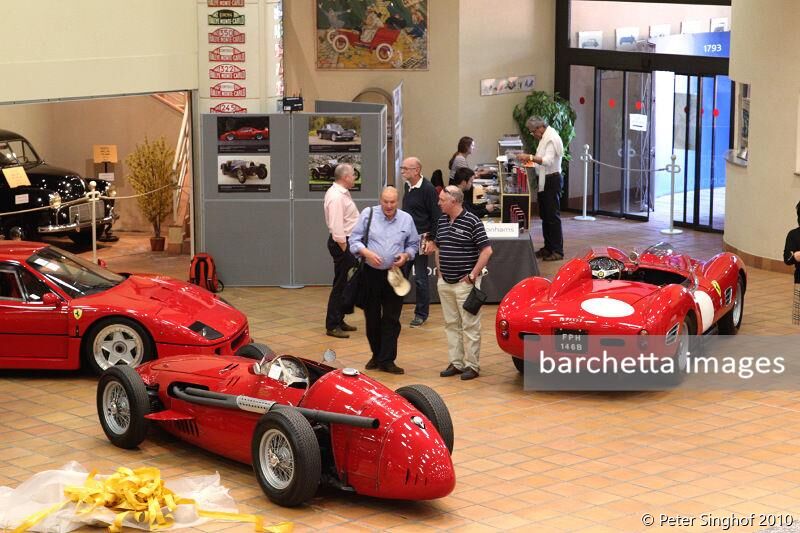 Lot 147 1954-56-type 2.5-Litre Maserati 250F by Cameron Millar  s/n CM4 2505 Sold 315,500 €;Lot 155 1964 Ferrari 250 Testa Rossa Re-creation  s/n 330GT 5333 5411