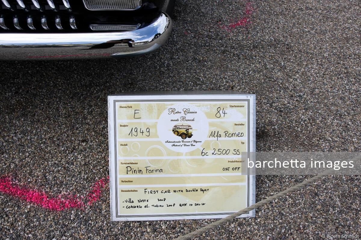 Alfa Romeo Tipo 6C-2500 SS PF Berlinetta s/n 915.769