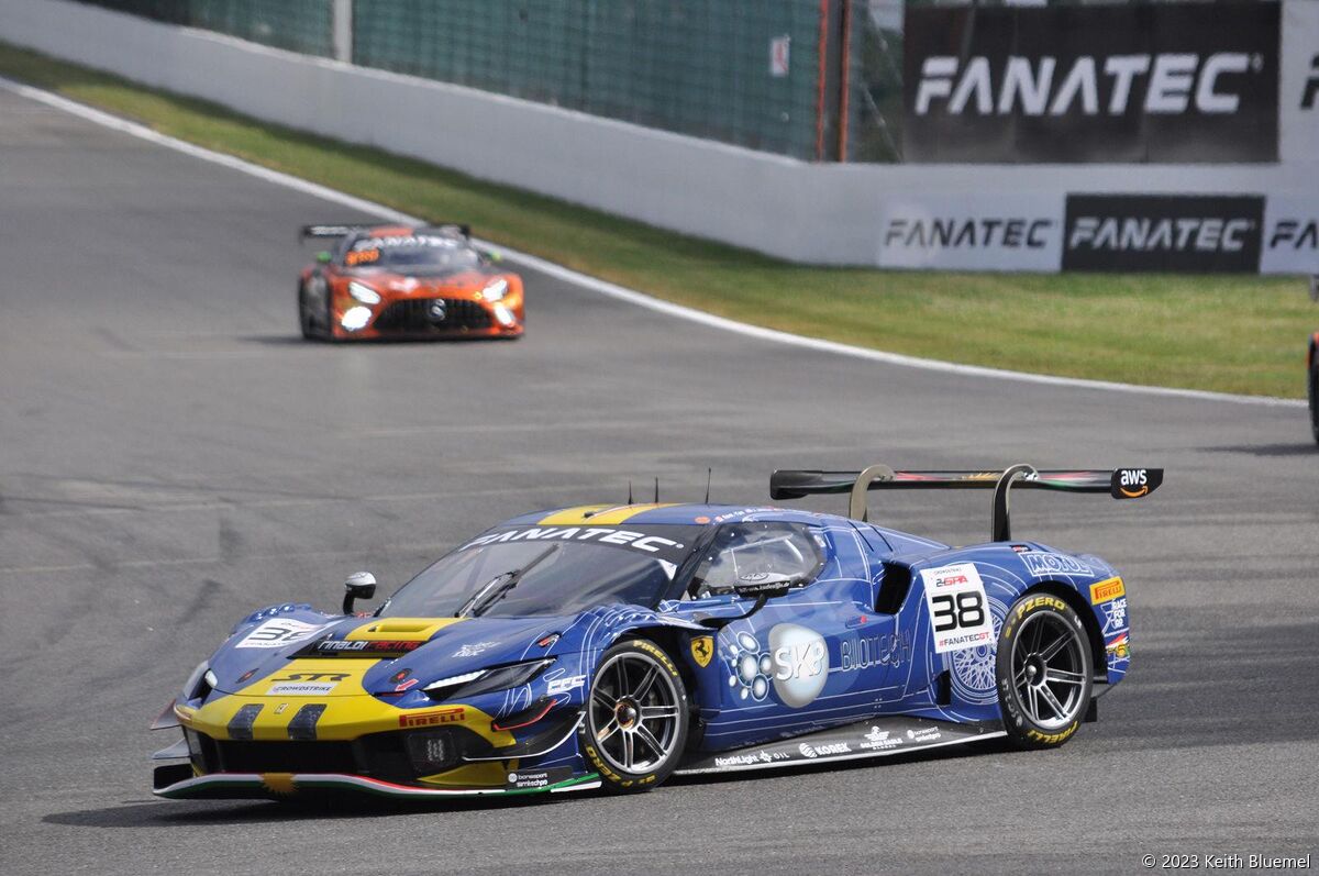 2023/jun/30 - dnf OA ... Pro-Am Cup - 24 Hours of Spa-Francorchamps - Samantha Tan, Jon Miller, Isaac Tutumlu Lopez, Leonard Weiss - #38