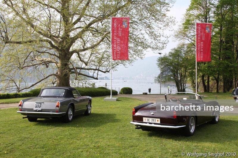 062 Ferrari 250 GT California Spider Scaglietti 1958 s/n 0965GT;064 Maserati 3500 GT Spider Vignale 1961 s/n AM.101.1083