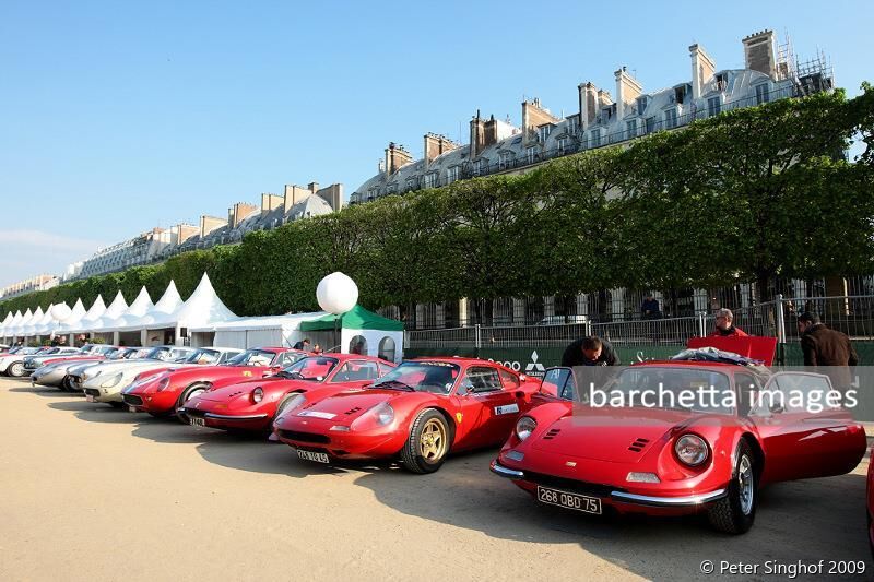 065 Ferrari Dino 246 GT s/n 03148 1972 SYED/WANG;115 Ferrari Dino 246 GT s/n 03344 1972 SEBAOUN/BOIS;123 Ferrari Dino 246 GT s/n 02934 1972 BAUDON/REMONDEAU