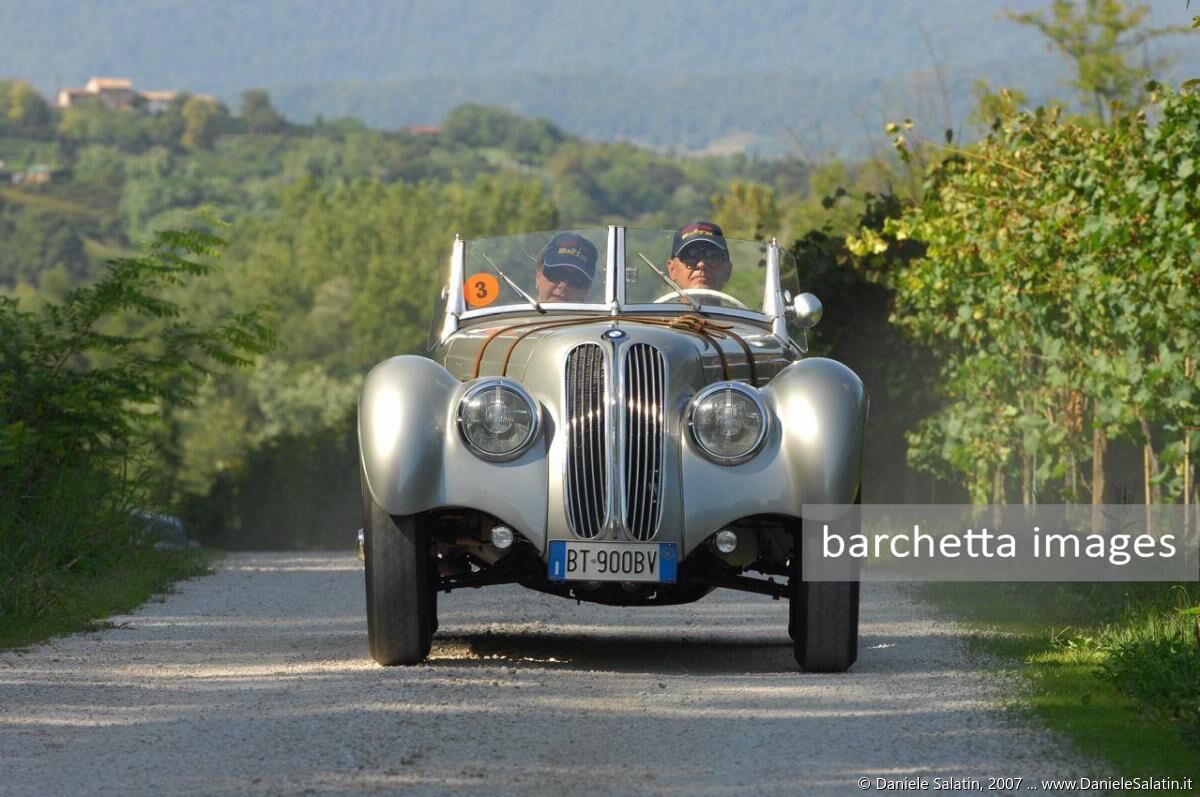 3 - 1938 BMW 328 Roadster - Cavalieri Franco - Canale Elisabetta