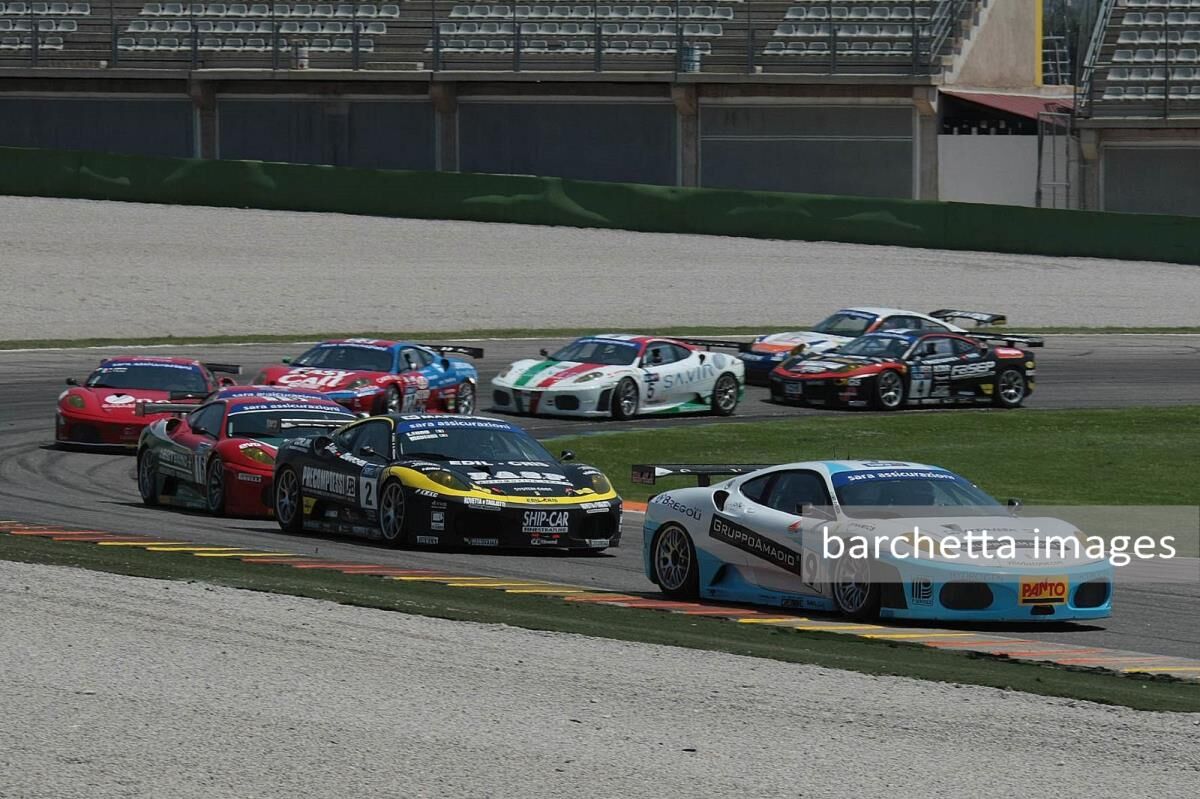 2008/jun/29 - race 1 5th OA ...  GT2 - race 2 2nd OA ...  GT2 - Italian GT Valencia - Alex Caffi (I) / Emanuele Moncini (I) - #9 