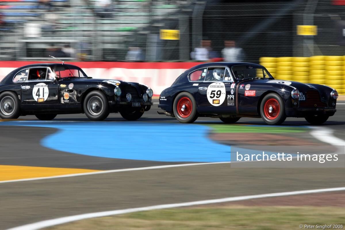 241 Aston Martin DB2 1952 sn.LML/50/231 Jolly/Farthing;259 Aston Martin DB2/4 1953 sn.LML/528 Flatt/Flatt/Flatt