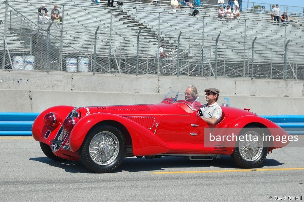 Ralph Lauren in his Alfa Romeo 8C 2900 B MM s/n 412030 / barchetta /  