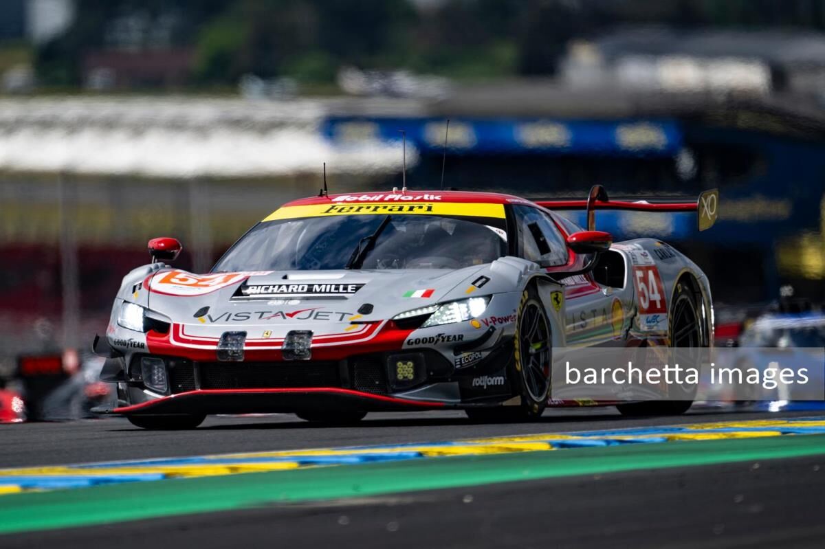 2024/jun/09 - 54th OA 15th LMGT3 - Le Mans Test Day - Davide Rigon / Thomas Flohr / Francesco Castellacci - #54 