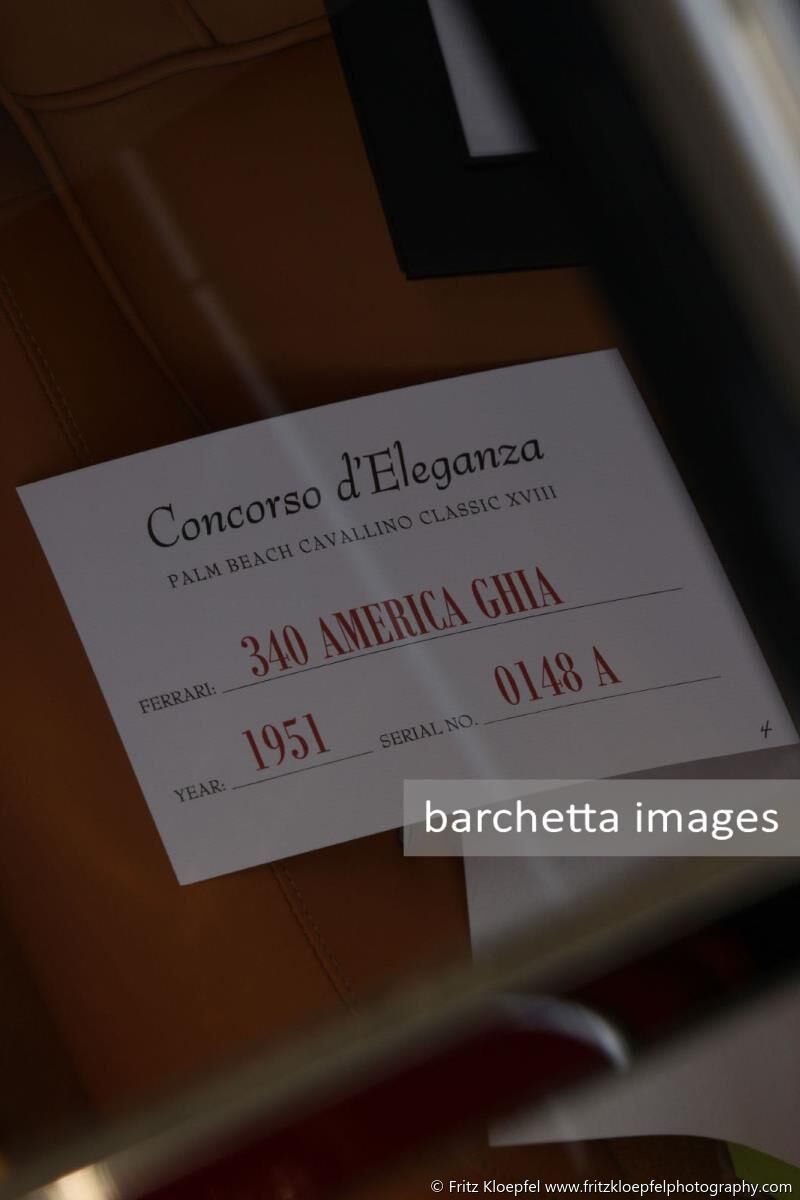 Ferrari 340 America Ghia Coupe s/n 0148A