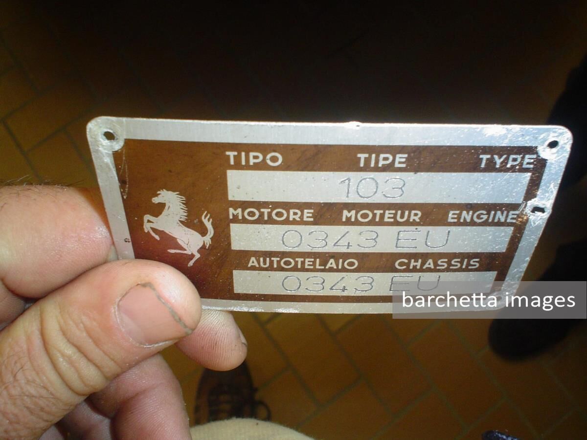 Ferrari 250 Europa Coupe PF s/n 0343EU