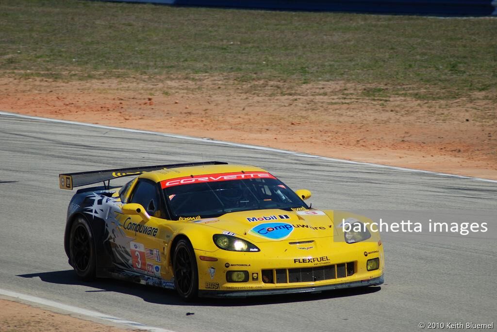 3 GT2 Chevrolet Corvette C6.R Magnussen/O'Connell/Garcia;12h Sebring 2010