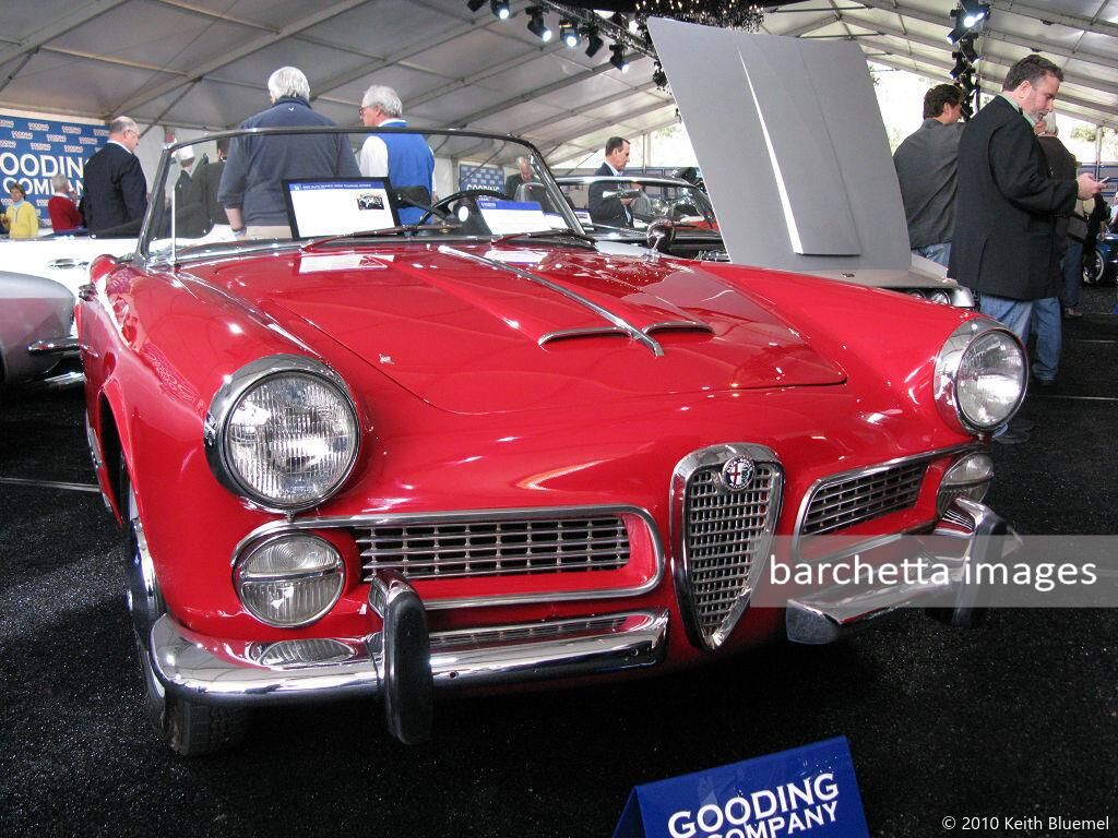 Lot 34 - 1960 Alfa Romeo 2000 Spider s/n AR102 04 01847 Est. 35,000 - 50,000 WR Sold 39,600