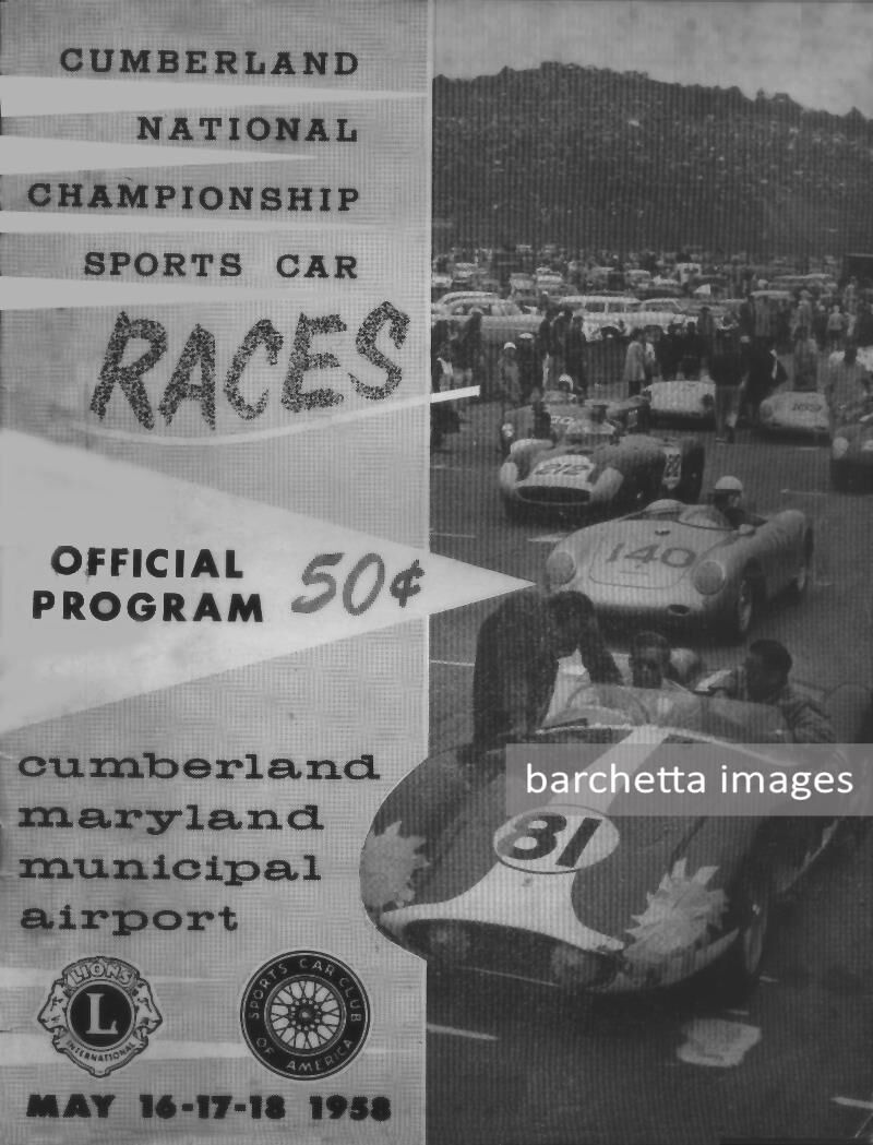 1958/may/16-18 - SCCA Cumberland National Sports Car Races