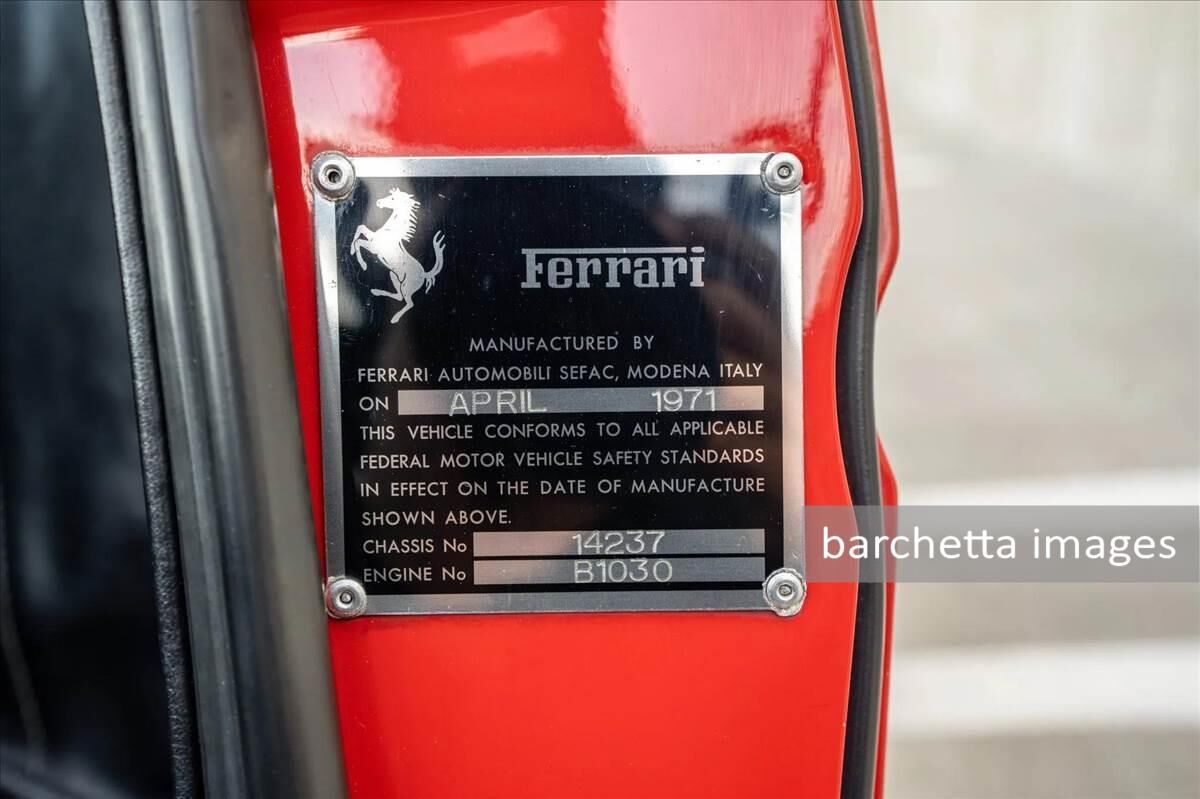 1971 Ferrari 365 GTB/4 Daytona, s/n 14237
