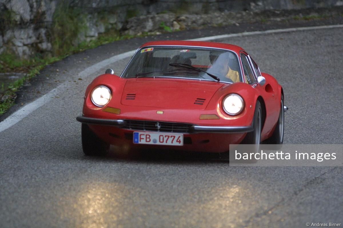 Reinhard Kehm in Dino 246 GT s/n 01550