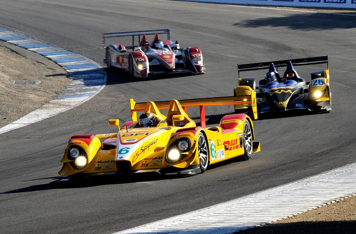 2008/oct/18 - 10th OA 8th LMP2 - Laguna Seca - Porsche RS Spyder Evo s/n 9R6 801 - Sascha Maassen (D) / Patrick Long (USA) - #6