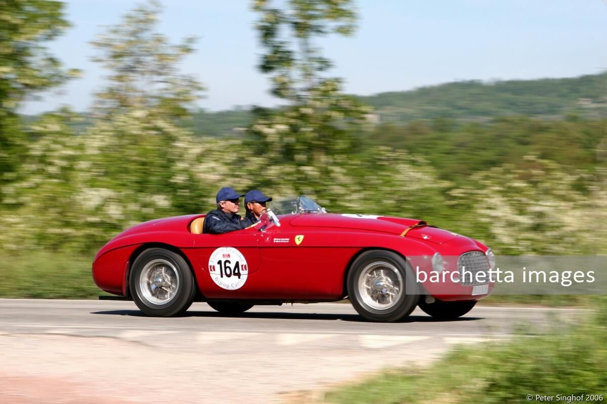 164 Kojima/Villa I Ferrari 166 MM Touring barchetta 1950 0038M