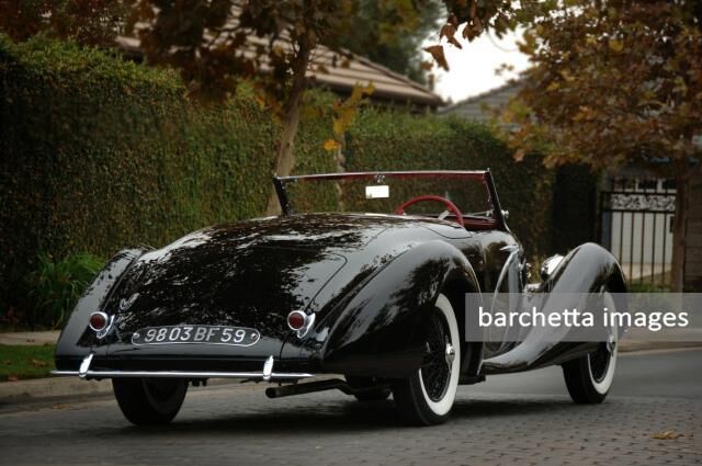 Lot 260 - 1938 Delahaye 135 MS Competition Cabriolet by Figoni & Falashi by Figoni & Falaschi