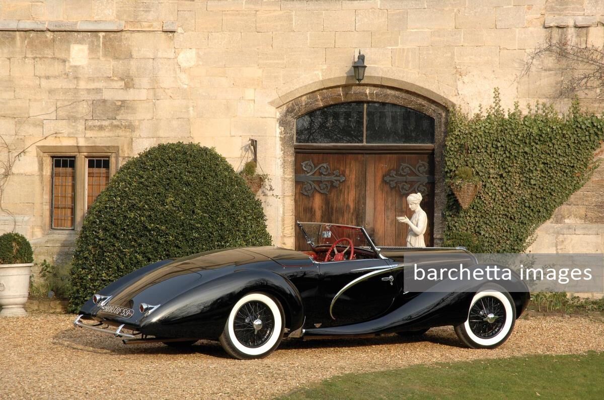Lot 260 - 1938 Delahaye 135 MS Competition Cabriolet by Figoni & Falashi by Figoni & Falaschi