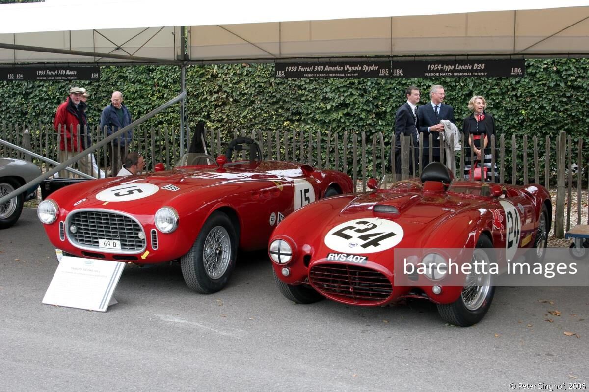 24 Lancia D24 Jochen Mass;15 Ferrari 340 America s/n 0196a Joe Bamford