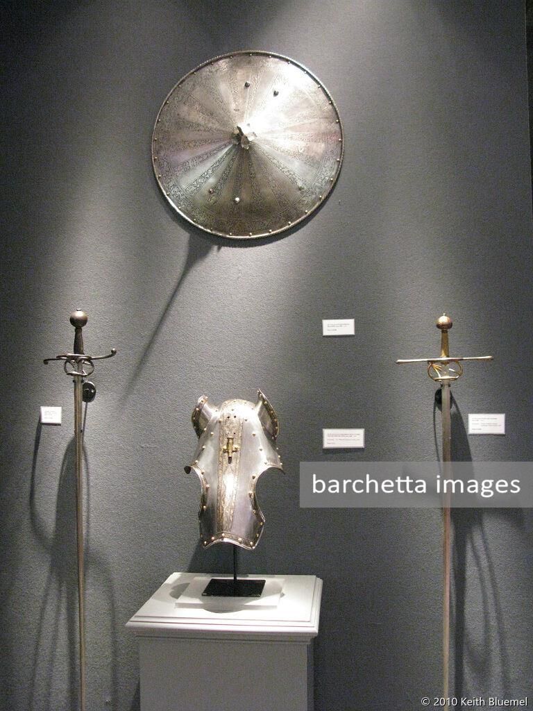 old armour, swords, guns, to a truly amazing new timepiece called the Chronophage, created by John C Taylor
