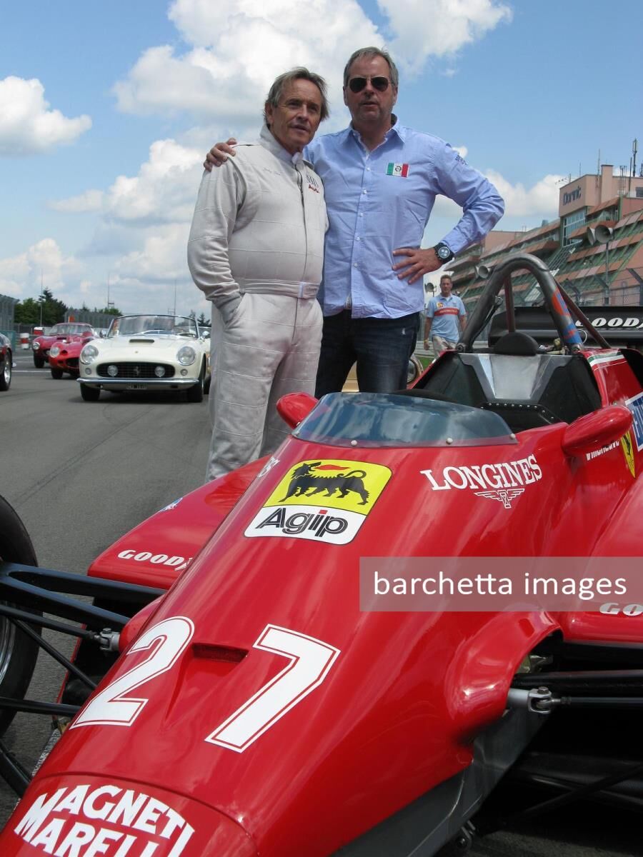 Jacky Ickx and owner Michael Willms with Best of Show 126 C2  F1 Car