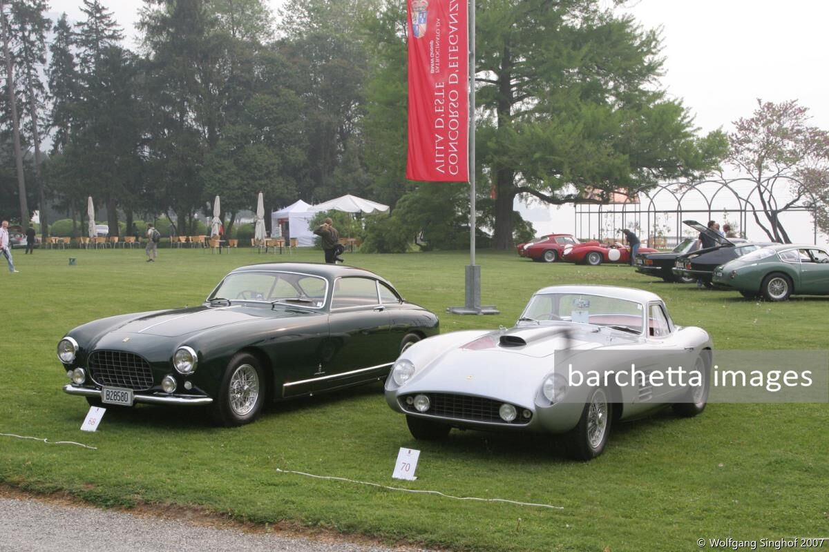 068 Ferrari 250 Europa Coupé by Pinin Farina sn 0333EU;070 Ferrari 375 MM Coupé by Scaglietti sn 0402AM