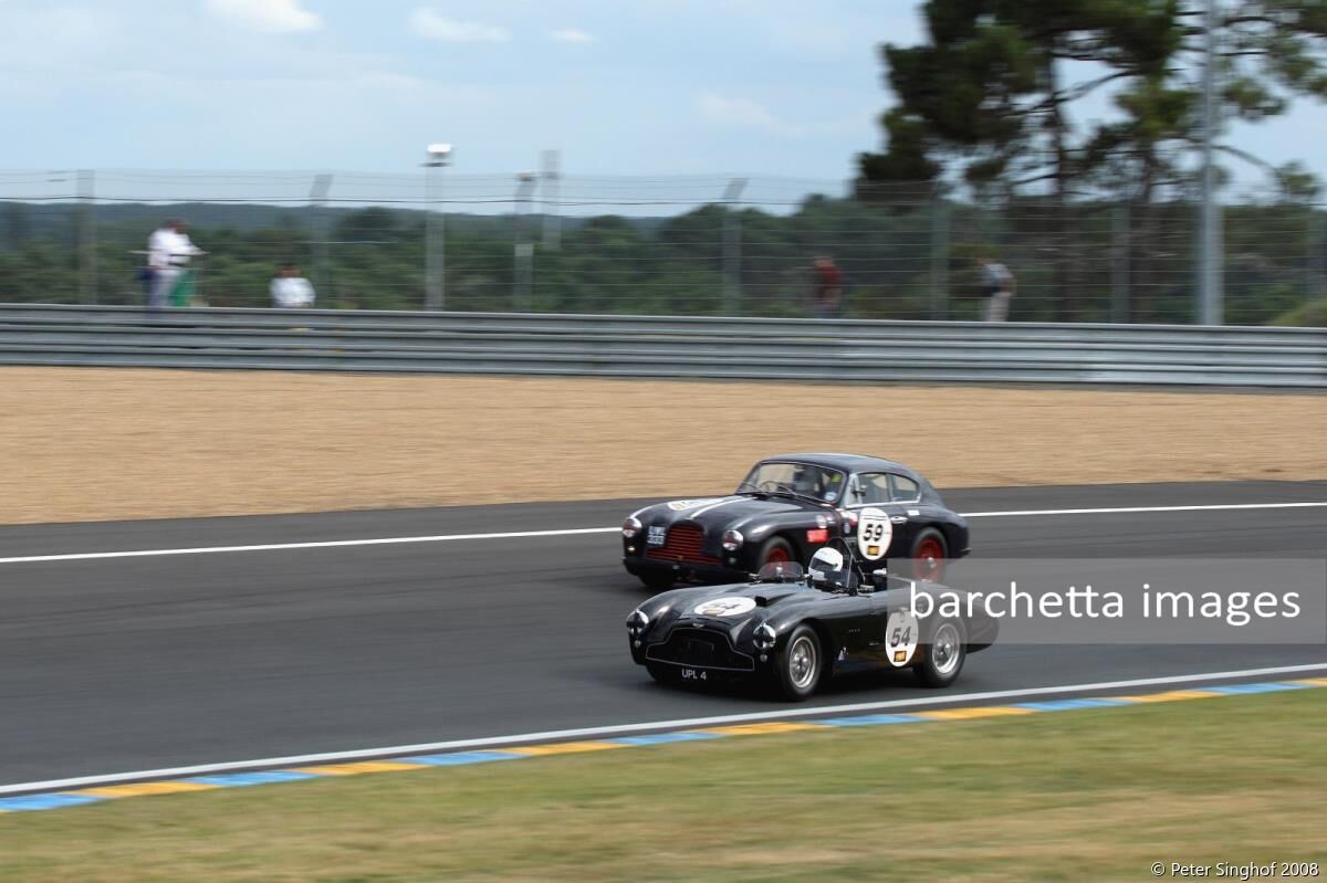 254 Aston Martin DB3 1952 sn.DB3/5 Melling/Hall;259 Aston Martin DB2/4 1953 sn.LML/528 Flatt/Flatt/Flatt