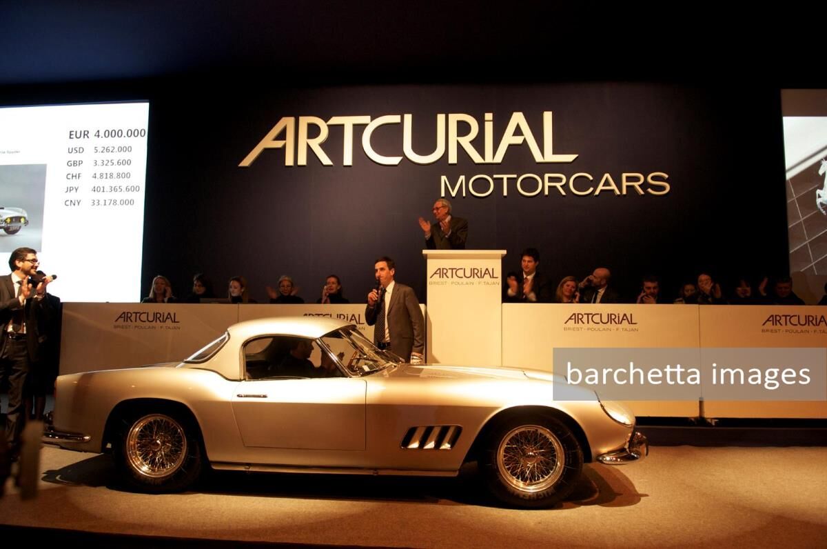 The ex-Roger Vadim 1959 Ferrari 250 GT LWB California Spyder s/n 1283GT sold for €4,507,100 