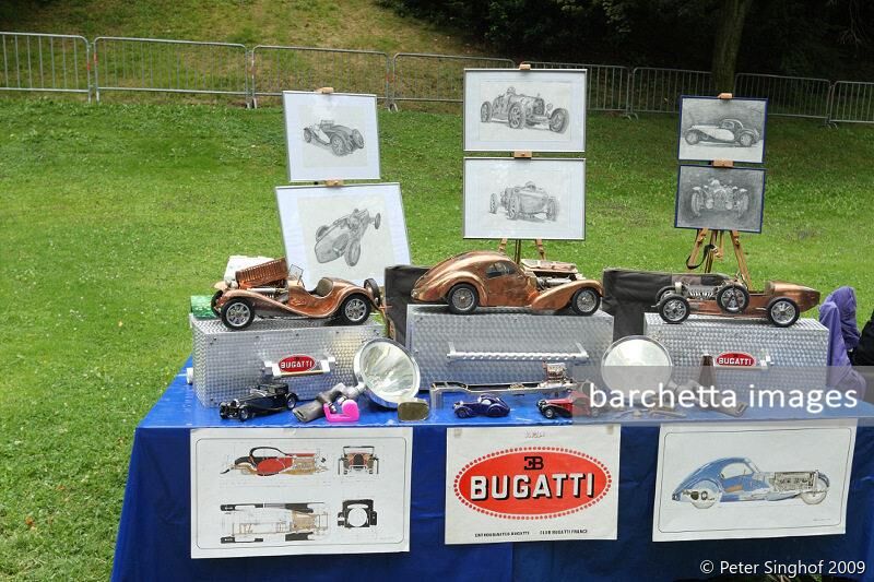 Handbuild Bugatti Scale Models