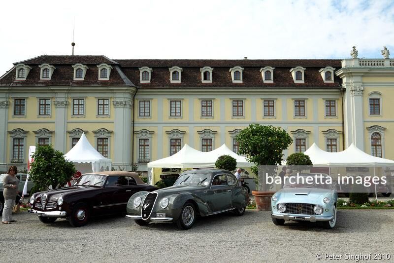 034 Alfa Romeo Stabilimeti Farina Cabriolet Victoria 1952;029 Alfa Romeo 6C Castagna 1939;035 Lancia Florida 1955