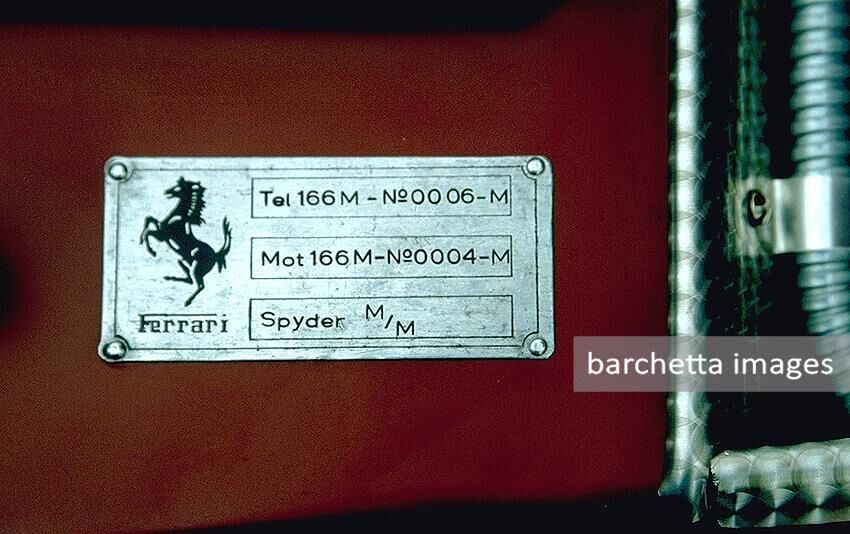 166 MM Touring Barchetta s/n 0006M