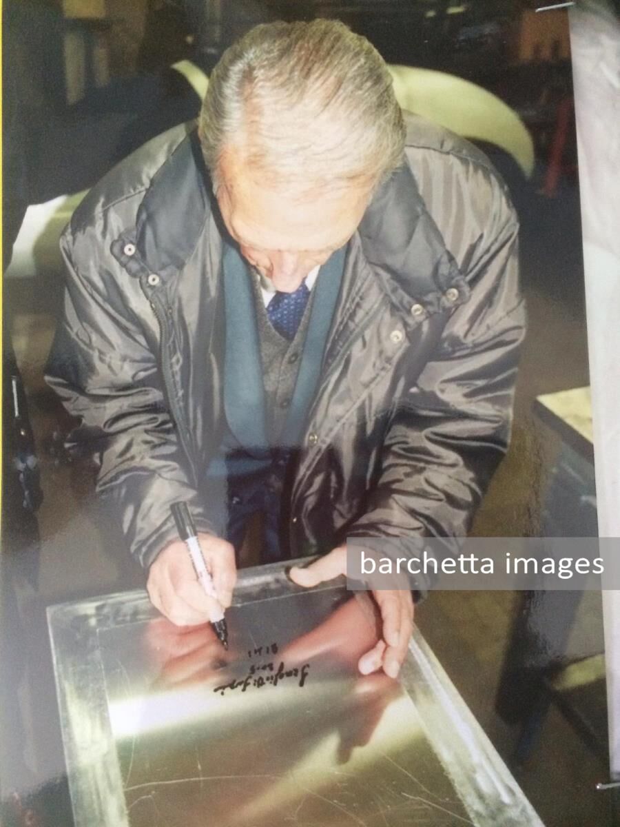 Sergio Scaglietti signing