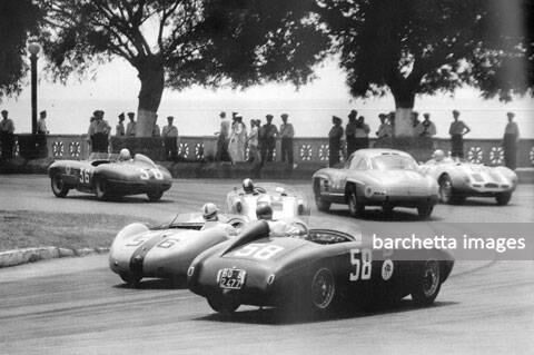1957/jan/20 - 9th 2nd S3.0 - 1000 km Buenos Aires - Ferrari 750 Monza s/n 0560MD - Herminio Ferreira / Godofredo Vianna - #36
1957/jan/20 - dnf Engine  S2.0 - Osca  2000S s/n 2005 - Arrieta / Guimarey - #58 "BO 82477"
1957/jan/20 - Accident  S2.0 - Maserati  A6GCS s/n 2408 - Severino Gomez-Silva / Pinheiro Piris - #56
1957/jan/20 - 10th 3rd S3.0 - Mercedes-Benz 300 SL s/n 9805500894 - Danvila / Terra - #50