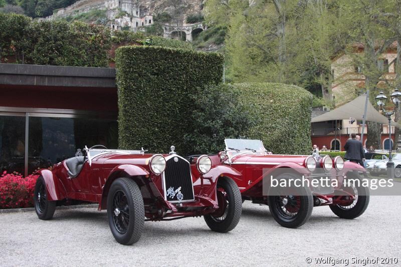 006 Alfa Romeo 6C 1500 GS Spider Zagato 1933 s/n 10814406;004 Alfa Romeo 6C 1750 GS Spider Zagato 1931 s/n 10814314