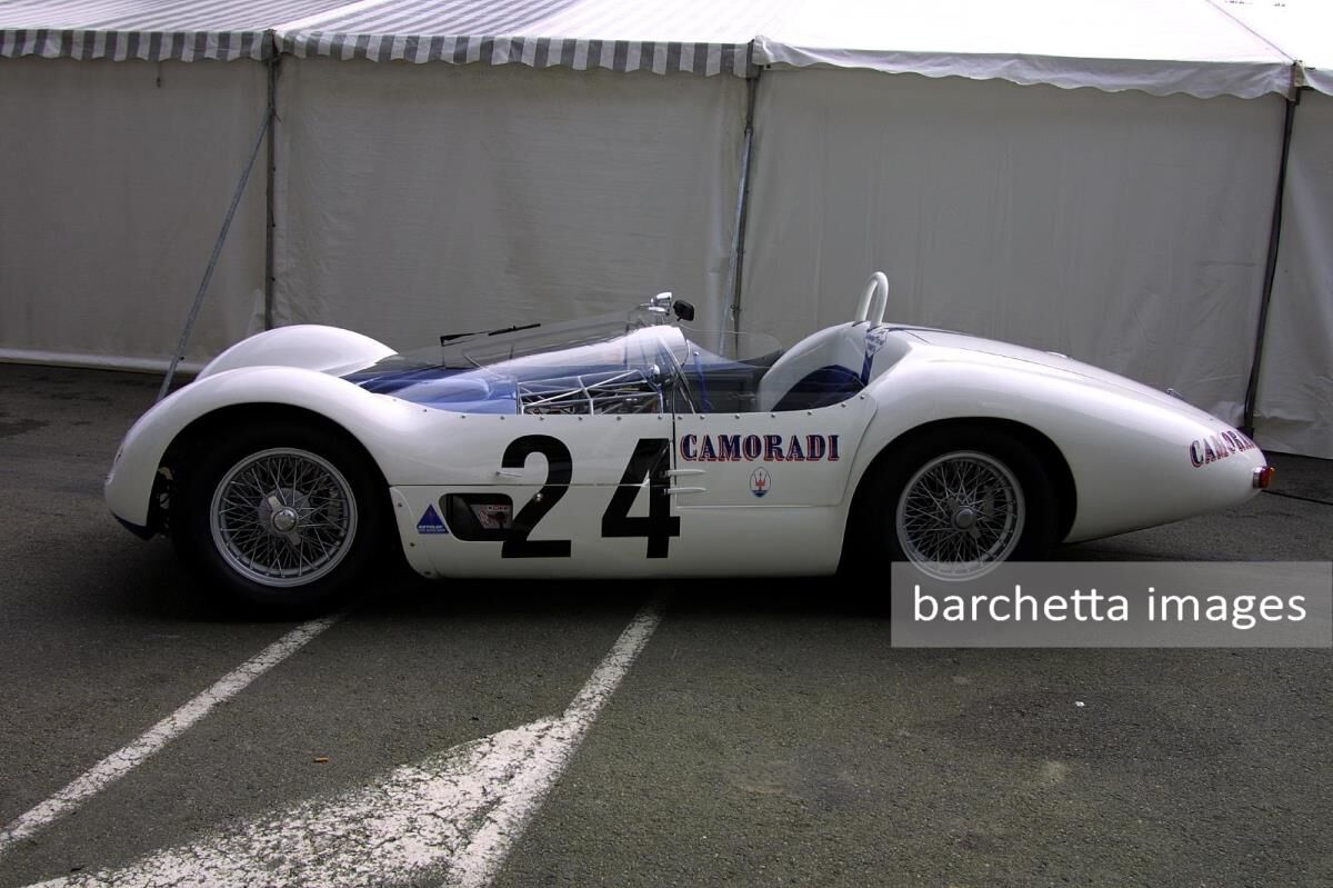 Maserati Tipo 60-61 'streamliner' sn 2451 at Le Mans Classic 2002