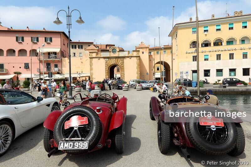 06 Alfa Romeo 8C 2300 Touring Spider s/n 2111035;04 Alfa Romeo 8C 2300 Zagato Spider s/n 2111018