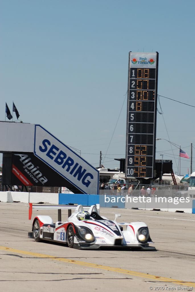 6 P2 Porsche RS Spyder Pickett/Graf/Maassen;12h Sebring 2010