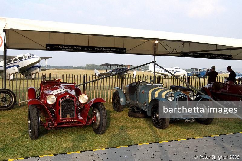 01 Alfa Romeo 8C 2300 Monza sn.2211120/SF28 Klaus WERNER;02 Alfa Romeo 8C 2300 Monza sn.2211077 Hugh TAYLOR