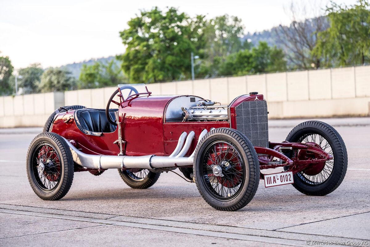 Red racer restored: Mercedes Targa Florio racing car from 1924 returns to the road