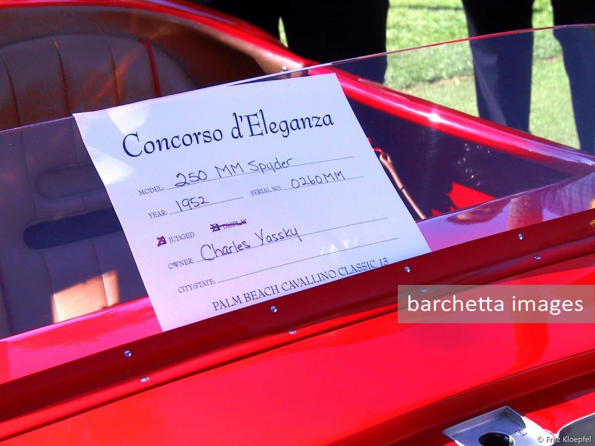 Ferrari 250 MM Vignale Spyder s/n 0260MM