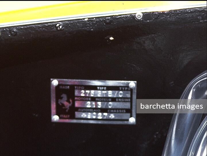 Ferrari 275 GTB/C s/n 09027