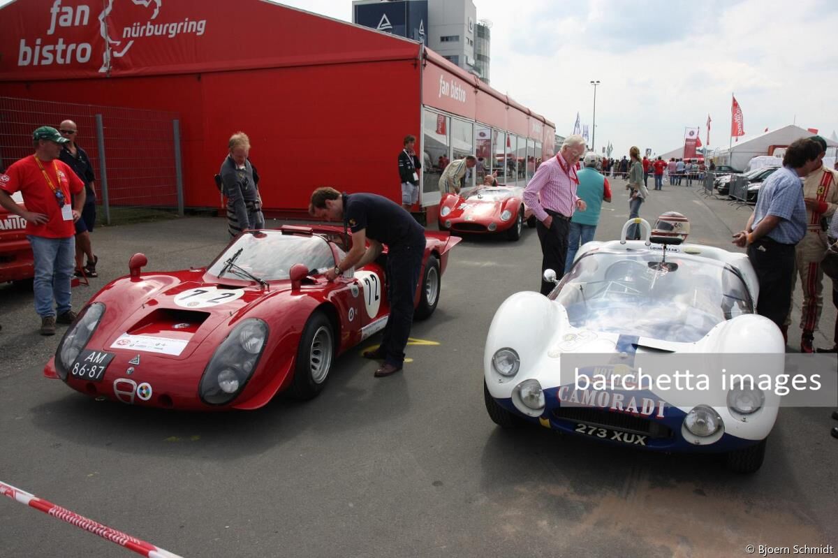 Maserati Tipo 61 Birdcage Streamliner s/n 2451 & Alfa Romeo Tipo 33/2 s/n 75033-029