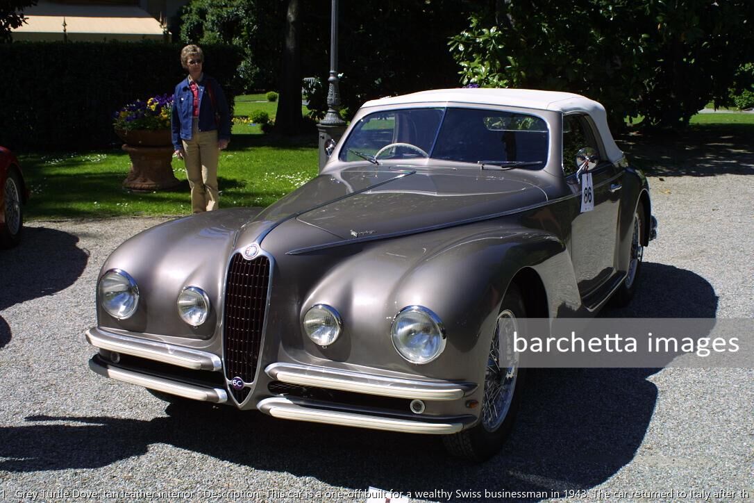 Alfa Romeo 6C-2500 SS Touring Cabriolet s/n 915.527