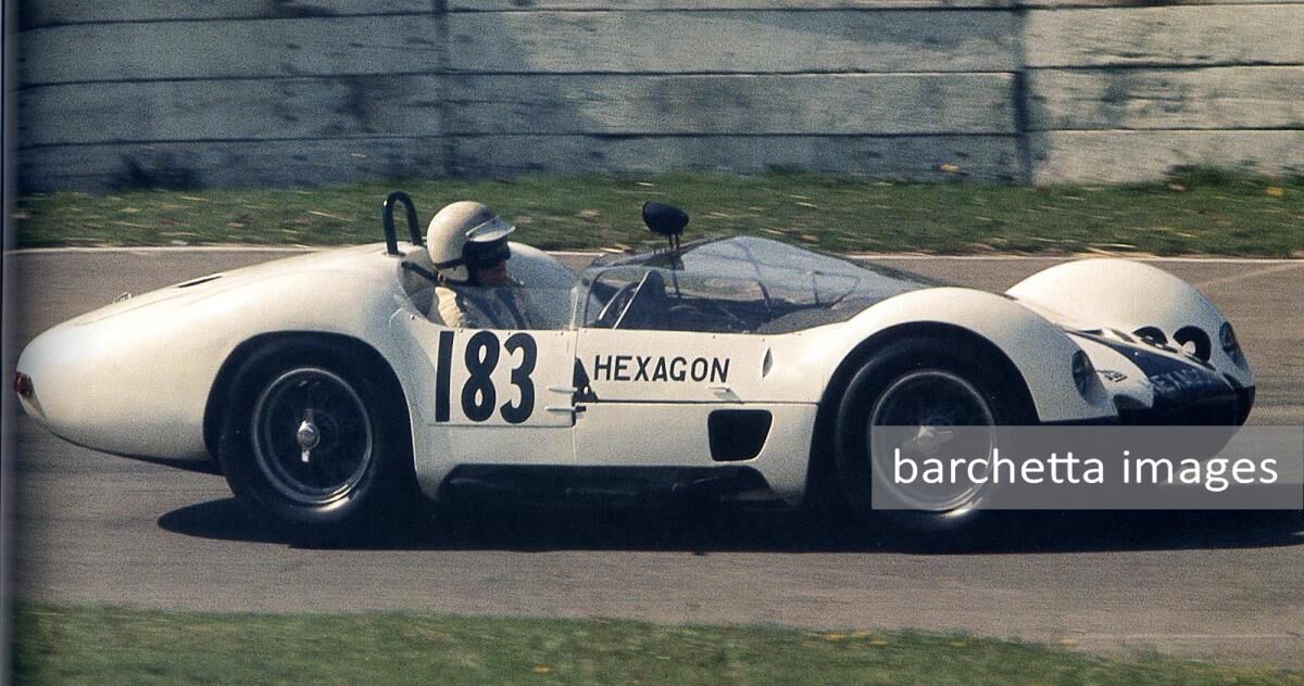 Maserati Tipo 61 s/n 2451 Streamliner in 1972 gefahren von Nick Faure