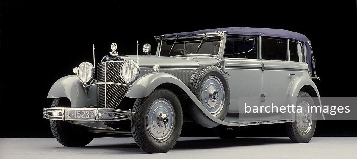 1930 to 1938 ... Mercedes-Benz "Super Mercedes" (model series W 07), Cabriolet F, German Emperor in exile in the Netherlands, 2011 exhibited in the Mercedes-Benz Museum