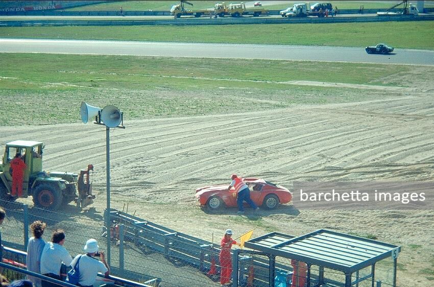 Ferrari 250 GT SWB Berlinetta s/n 2221GT crash OGP`91